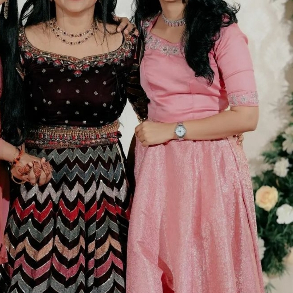 Indian pakistani Lehenga  choli pink
